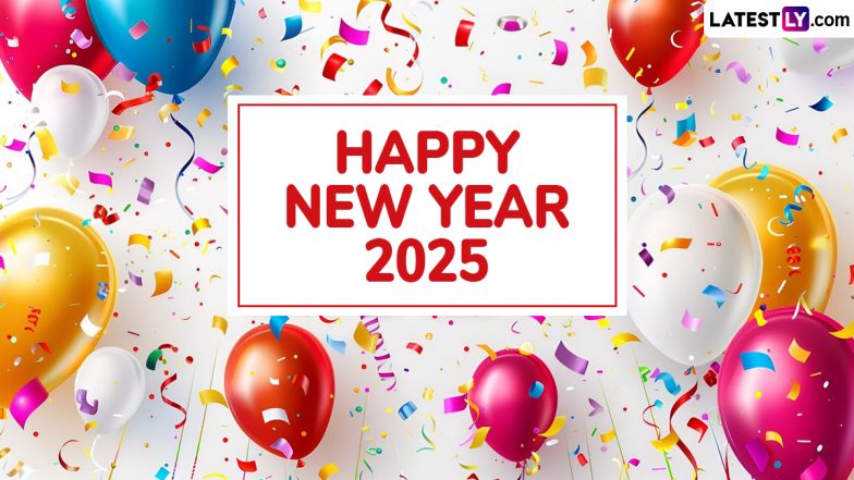 Happy New Year 2025 Images and HD Wallpapers for Free Download Online: Celebrate New Beginnings With Your Loved Ones by Sharing GIFS, SMS and Sweet New Year’s Day Quotes