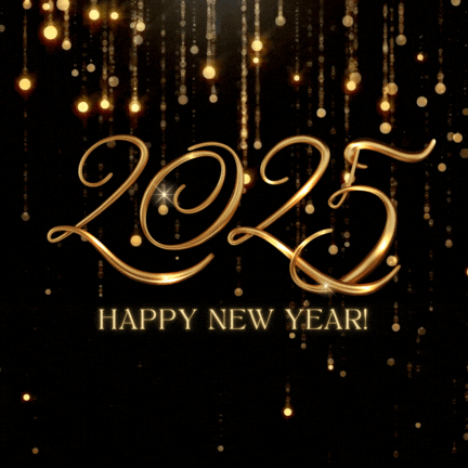 Beautiful Happy-New Year 2025 GIF