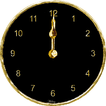 Best Happy New Year gif animation 2024 Clock