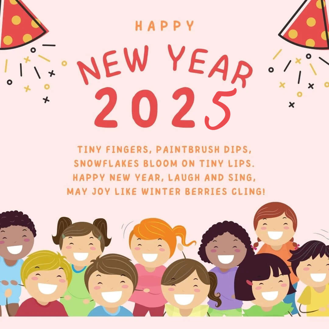 Best Short Happy New Year 2025 Poems For Kids Easy
