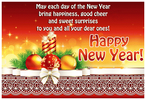 Cute Happy New Year 2024 Animated Gif Moving Ecard
