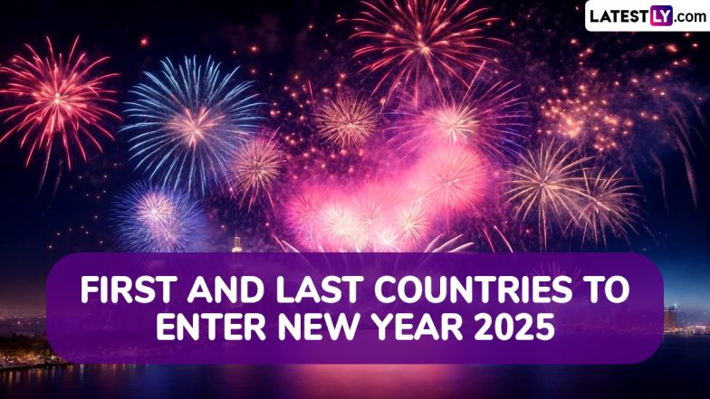 Which Country Will Celebrate New Year 2025 First and Last? Know When January 1 Begins Around the World at Different Time Zones