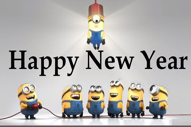 Funny happy new year images 2025
