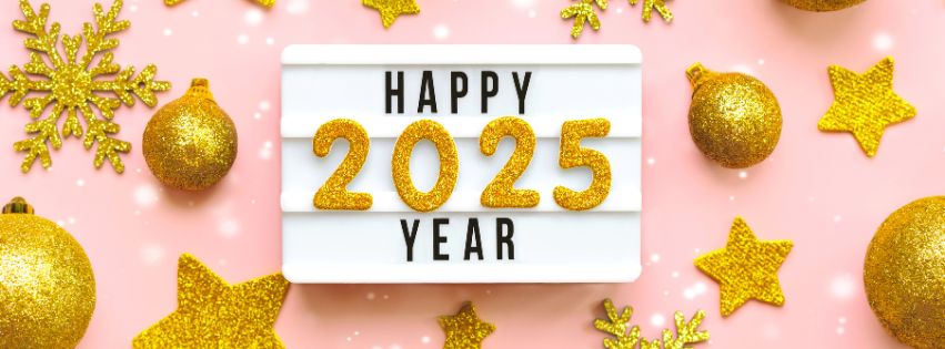 Happy New Year 2025 Facebook Wishing Cover Photos