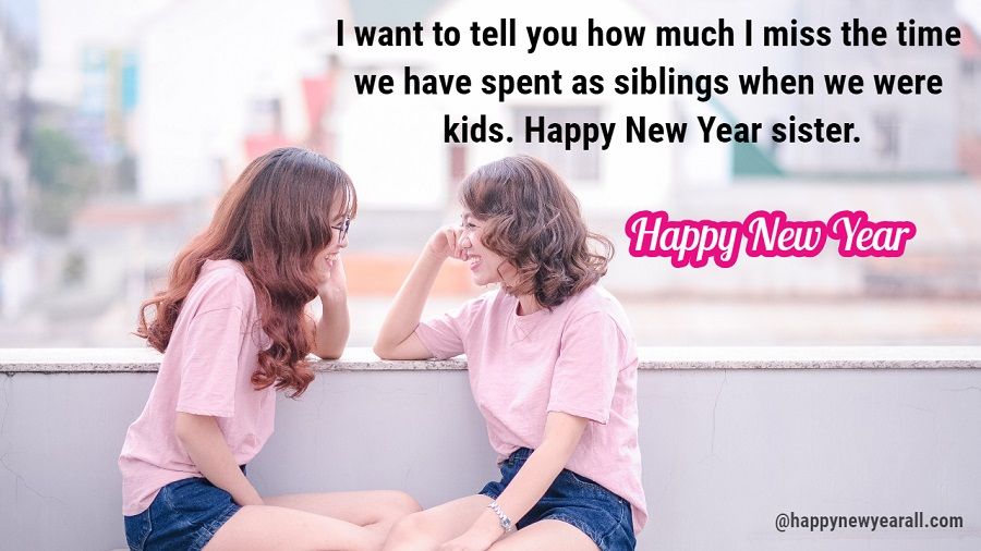 New Year Msg for Sister