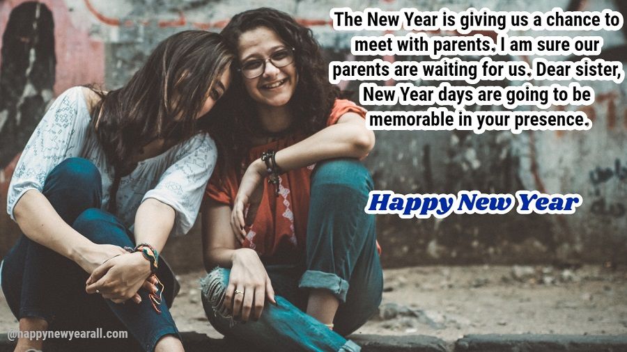 Happy New Year Sister 2021