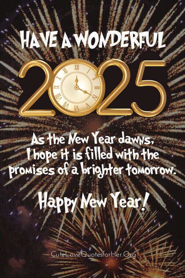 Happy New Years 2025 Greeting Cards