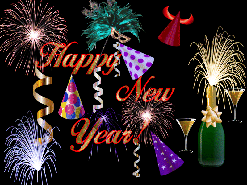 Happy New year Aanimated Wallpaper