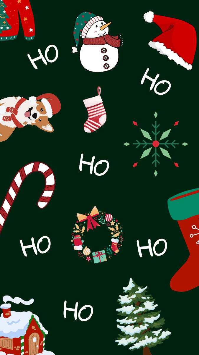 Ho Ho Ho Christmas IPhone Wallpaper Hd Free