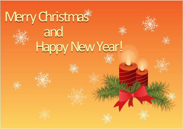 Merry Christmas And New Year Greetings Images