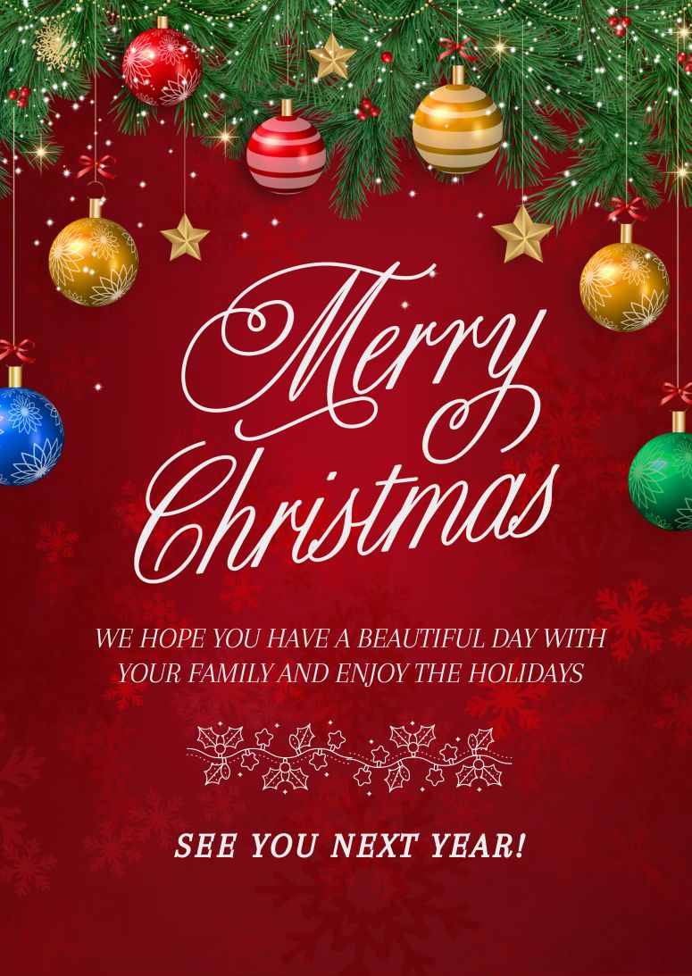 Merry Christmas Card Iphone
