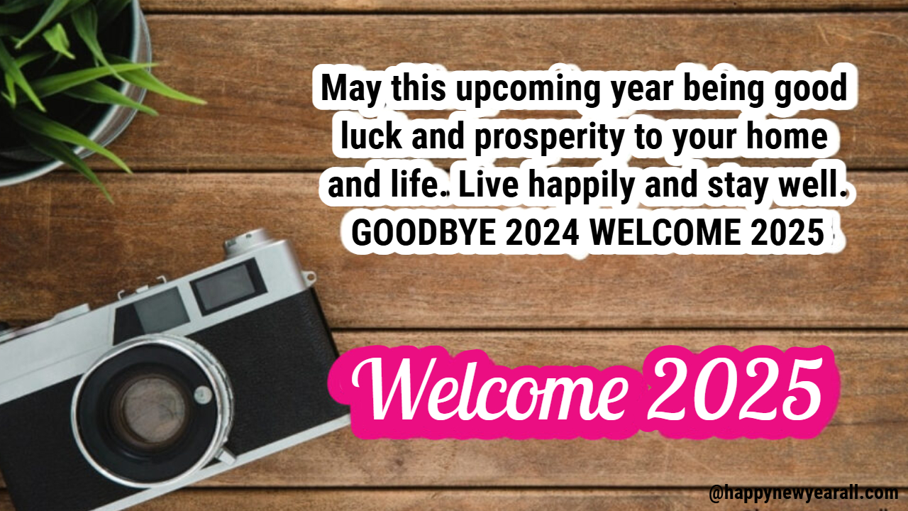 Goodbye 2024 Welcome 2025