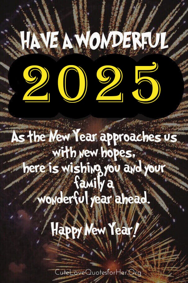 New Year Greeting Cards 2025
