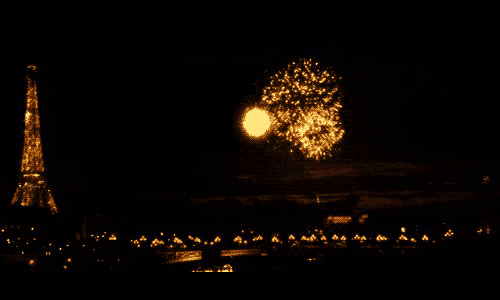 New year fire works gif animations