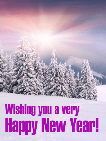 New Year Nature Lover 2019 ECard Image