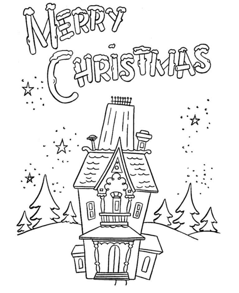 Religious Christmas Colorings