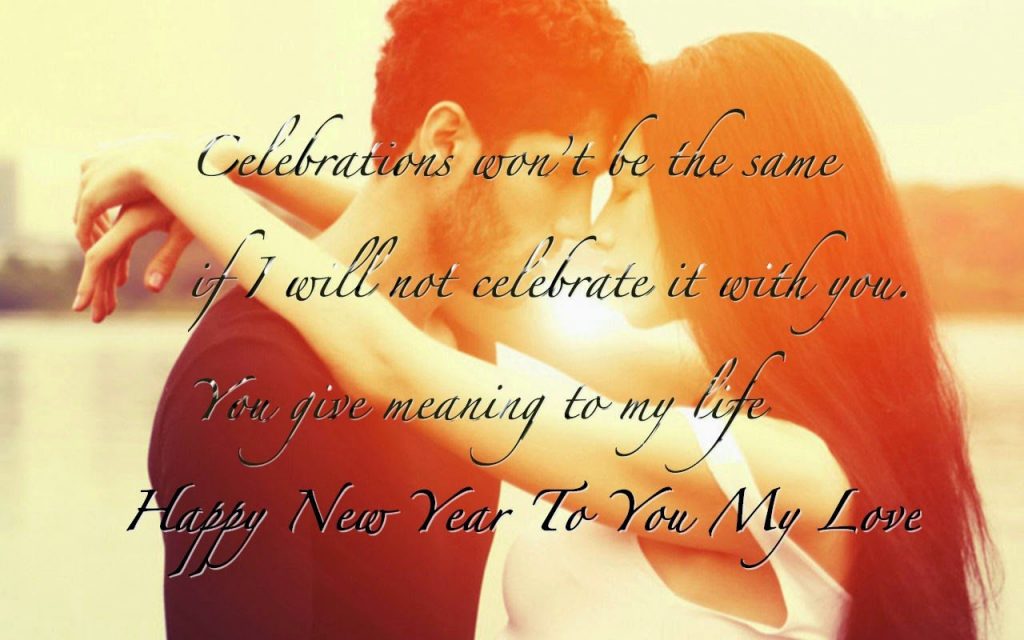 Happy New Year Wishes for Boyfriend in English