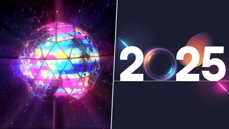 New Year’s Eve Ball Drop 2024 Live Streaming From New York’s Times Square: Know Date, Timing and Where To Watch Live Telecast of Times Square Ball Drop Celebrations