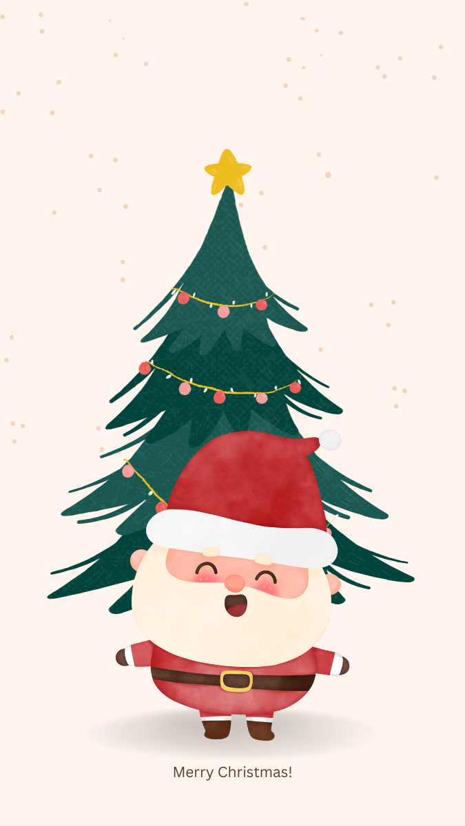 Colorful Simple Christmas Phone Wallpaper Iphone Hd