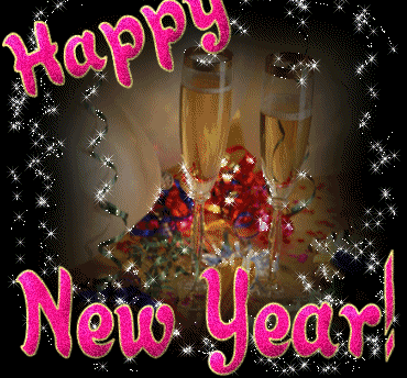happy new year 2024 glass gif animated image