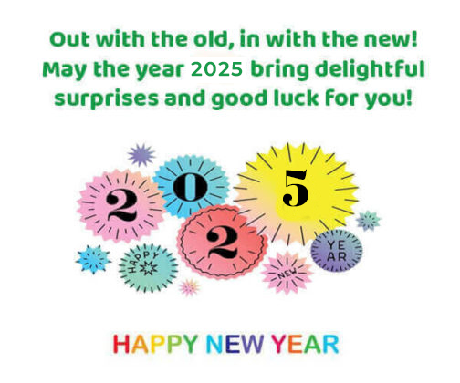 New Year 2025 Short Quotes Wishes 504x420