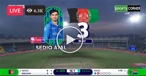Afg vs Sa Live – Opn Sports Live – Sports Corner Live – Ptv Sports Live