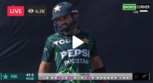 Pak vs NZ Live Match Today – Live Match Today -Opn Sports Live – Sports Corner Live