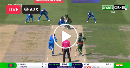 Ind vs Ban Live Match Today – Live Match Today -Opn Sports Live – Sports Corner Live