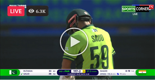 Pak vs Ind Live – Sports Corner Live – Opn Sports Live Pakistan vs India Live Streaming